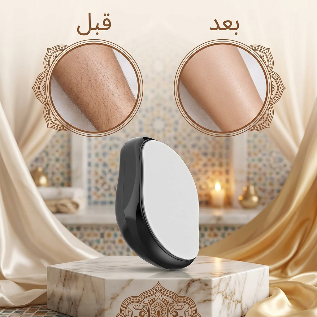 اكتشفي السحر الكريستالي لإزالة الشعر