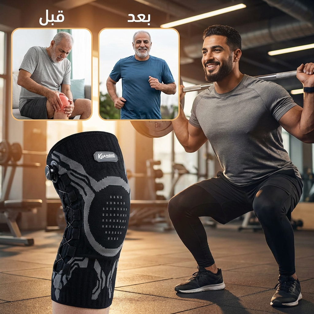 دعامة Kuangmi الاحترافية: رفيقك الأمثل لركبة قوية وحركة بدون ألم