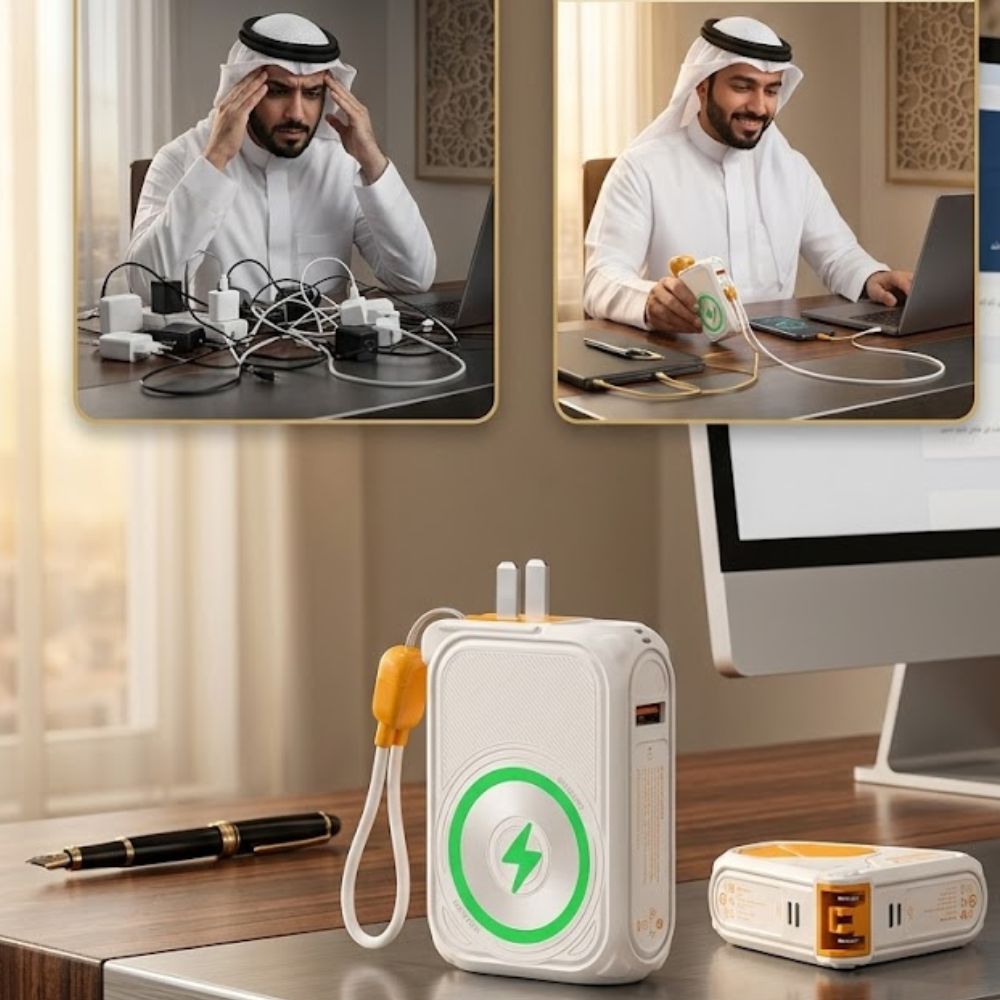 SnapDock Go 9 in 1 - وحش الطاقة المتكامل اللي يغنيك عن كل الشواحن